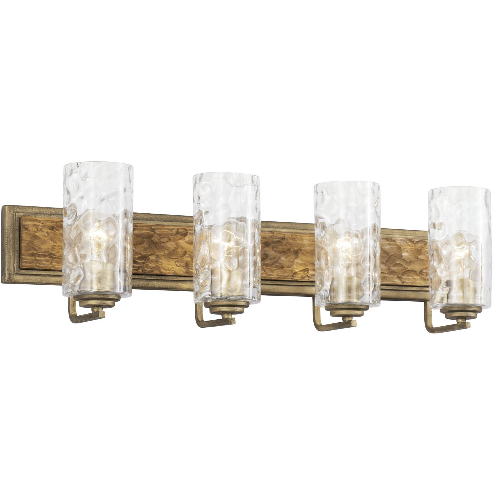 Hammer Time 4 Light 33 inch Havana Gold/Cinnamon Bath Vanity Wall Light