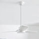 Jovie 44 44 inch Matte White Indoor/Outdoor Ceiling Fan