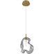 Norah 1 Light 5.5 inch Gold Standard Pendant Ceiling Light in Smoke