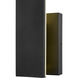 Stylet LED 18 inch Sand Black Outdoor Wall Light