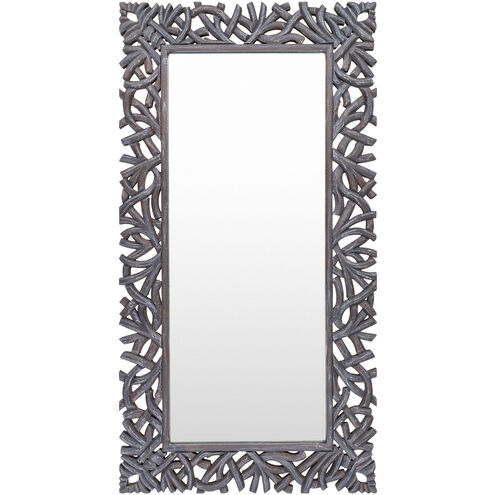 Manasquan 58 X 30 inch Dark Brown Mirror