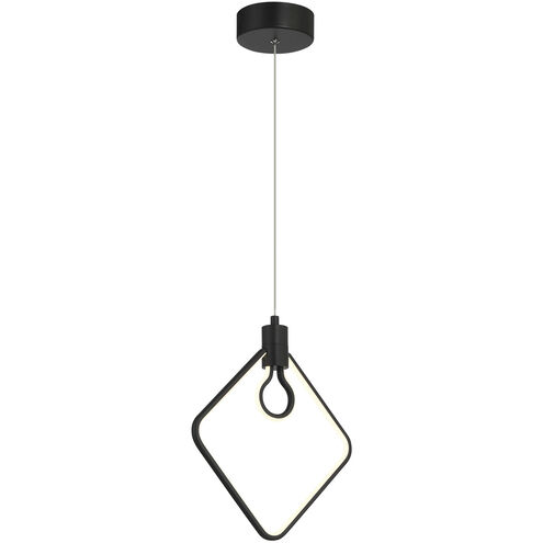 Edison's Outline LED 11.5 inch Coal Pendant Ceiling Light