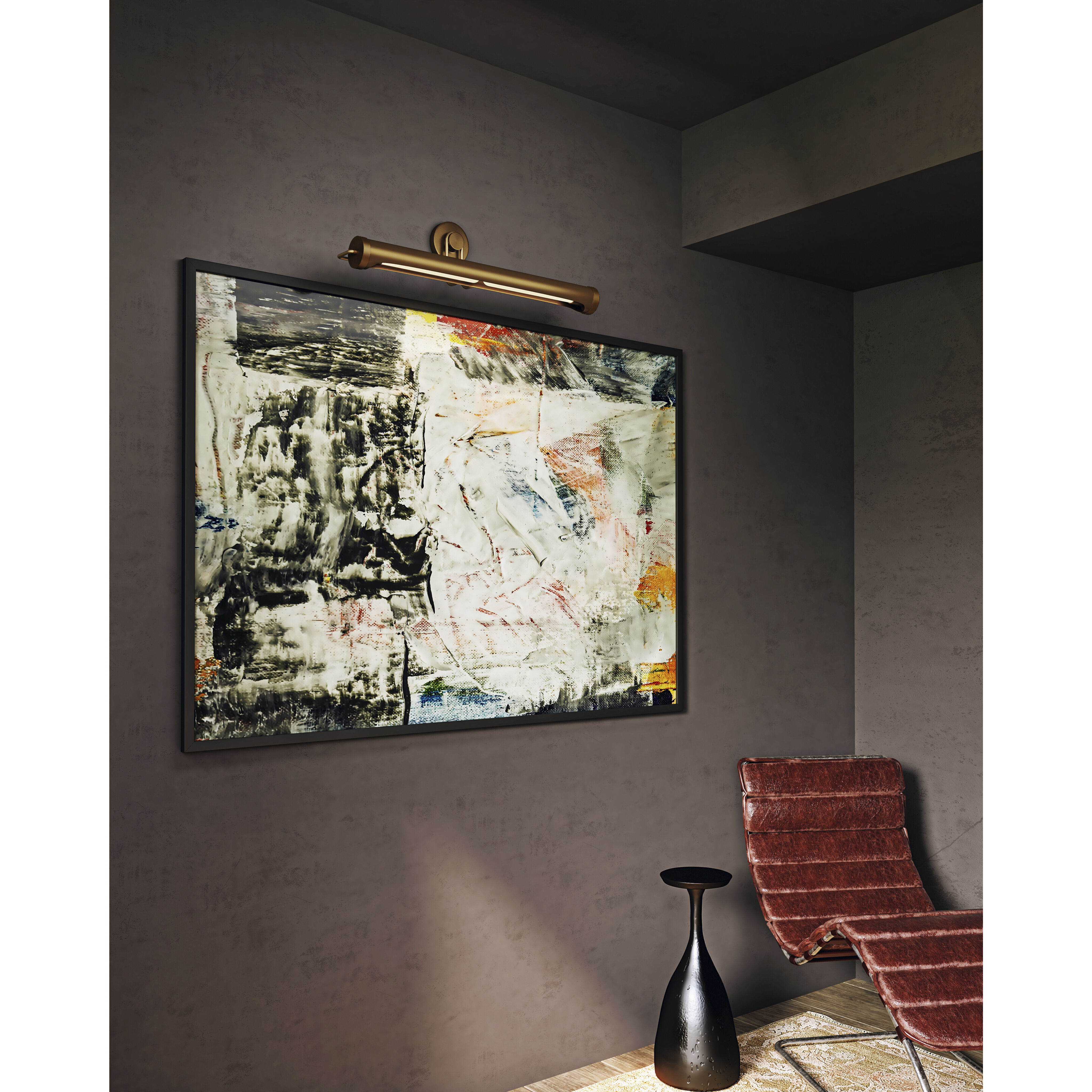 Wynwood 240 watt 32 inch Vintage Brass Wall/Picture Light Wall Light