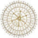 Kalani 10 Light 28 inch French Gold Chandelier Ceiling Light, Smithsonian Collaboration