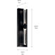 Sycara LED 5 inch Black Wall Sconce Wall Light