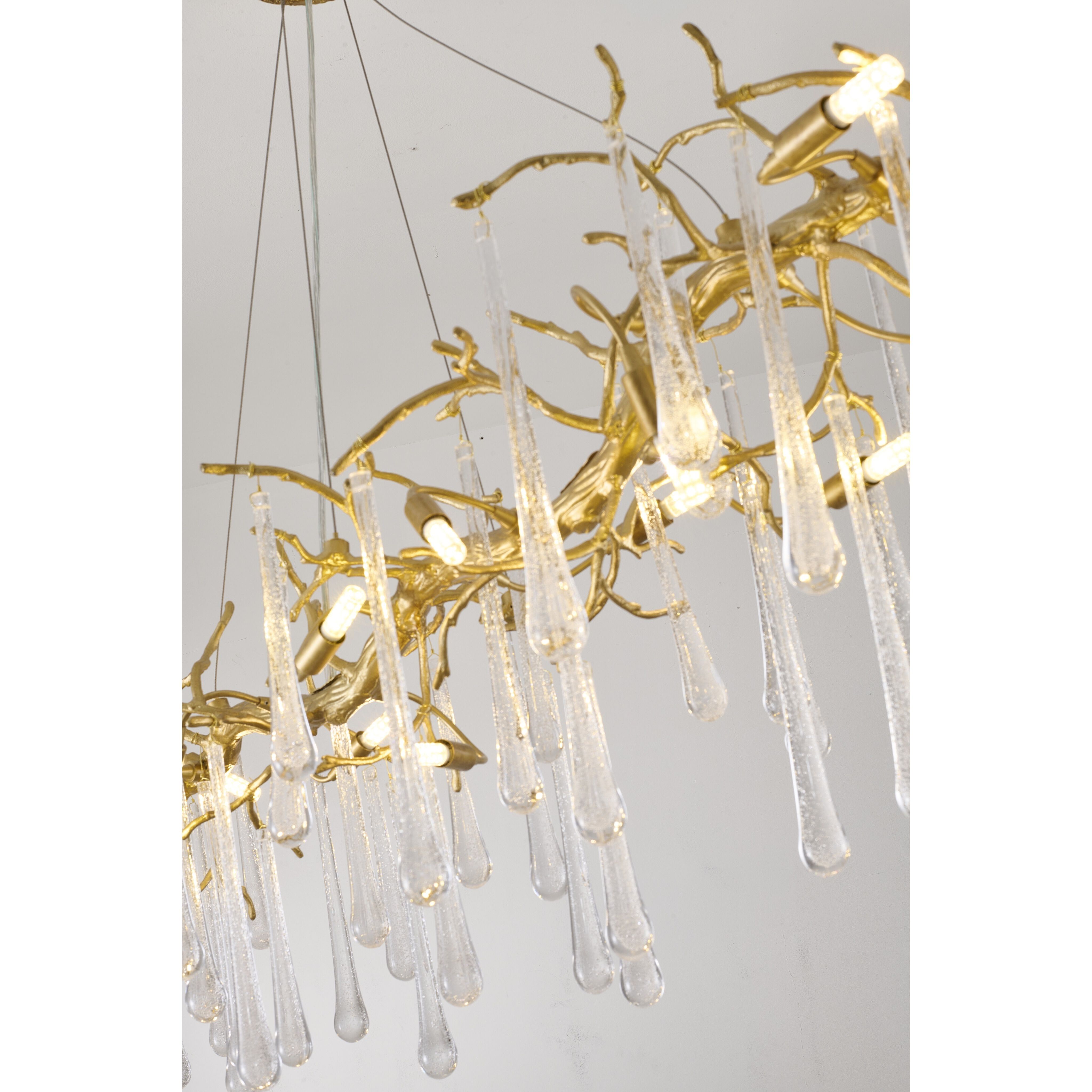 CC Series 14 Light 17.72 inch Brass Chandelier Ceiling Light