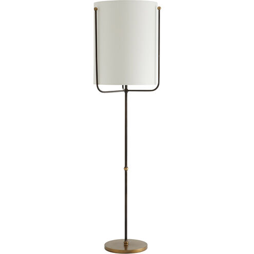 Boise 67.5 inch 150 watt Bronze and Antique Brass Floor Lamp Portable Light