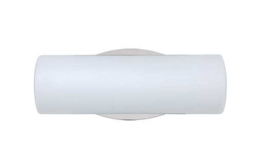 Baaz 1 Light 12 inch Chrome Vanity Wall Light in Halogen