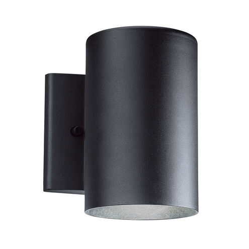 Independence LED 7 inch Textured Black Outdoor Wall, Small