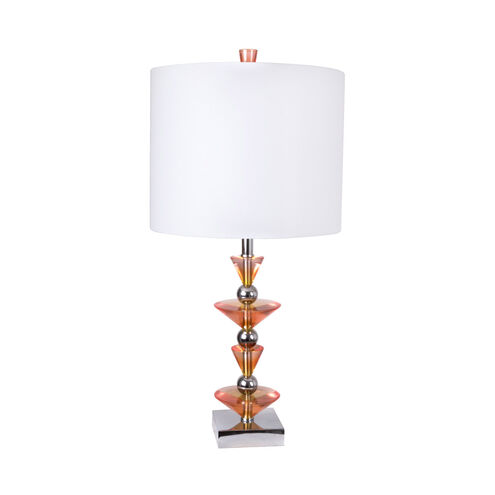 Sax 29 inch 150 watt Chrome Table Lamp Portable Light