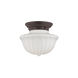Dutchess 1 Light 9 inch Old Bronze Flush Mount Ceiling Light