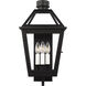C&M by Chapman & Myers Hyannis 3 Light 10.50 inch Outdoor Wall Light