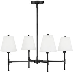 Beale 4 Light 28 inch Black Chandelier Ceiling Light