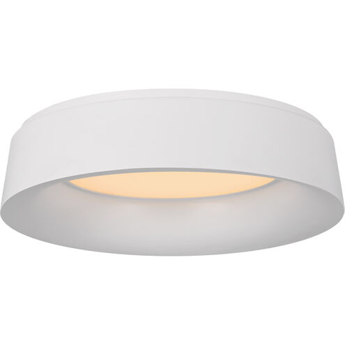 Barbara Barry Halo LED 17.5 inch Matte White Flush Mount Ceiling Light, Large