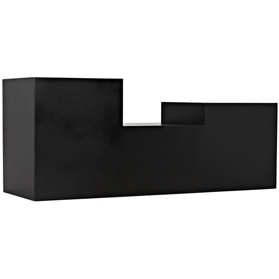 Stein 48 X 48 inch Matte Black Coffee Table