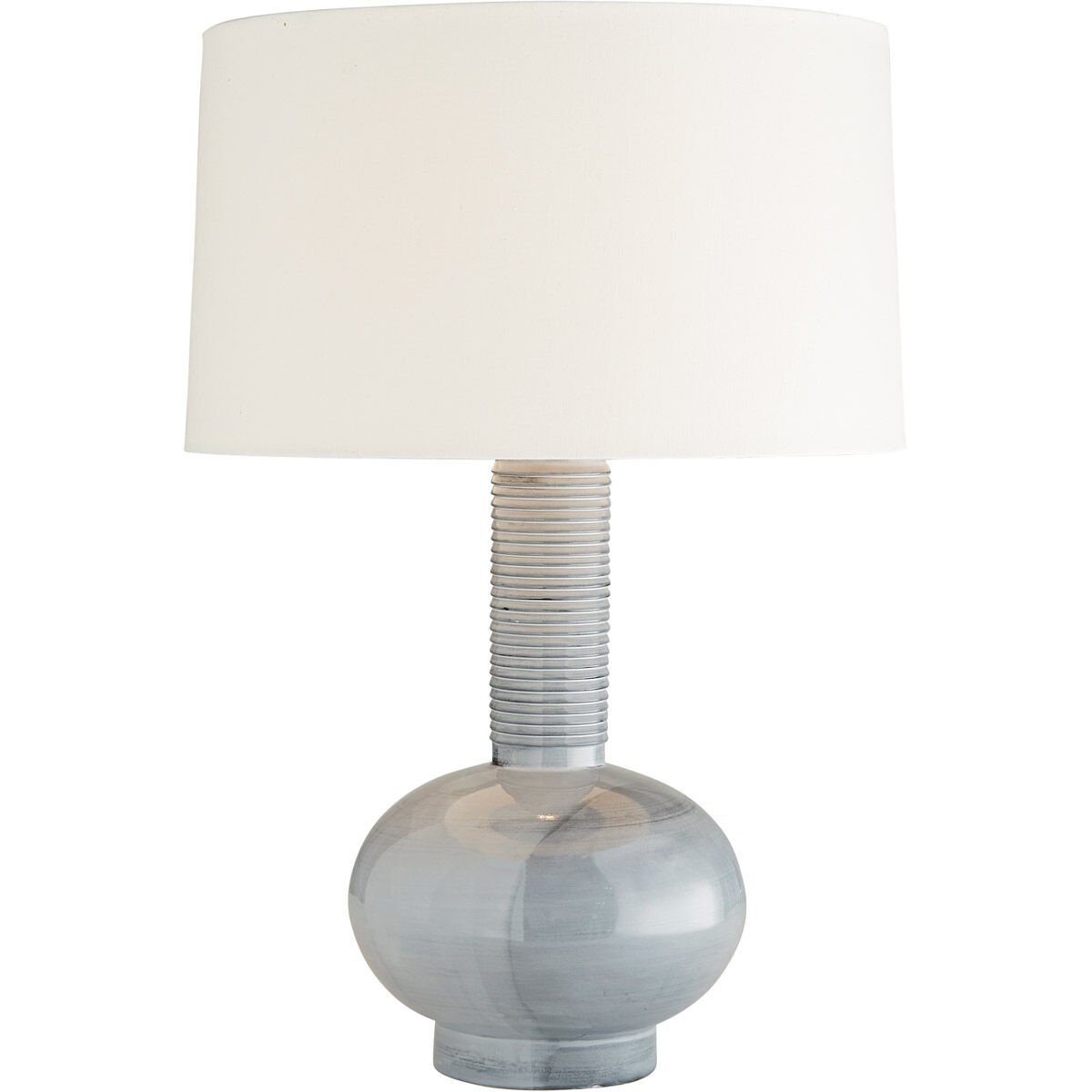 Nakoma 29 inch 150 watt Haze Blue Reactive Glaze Table Lamp Portable Light