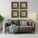 Leaf Imprint Green and Brown and Multi and Rust Framed Art