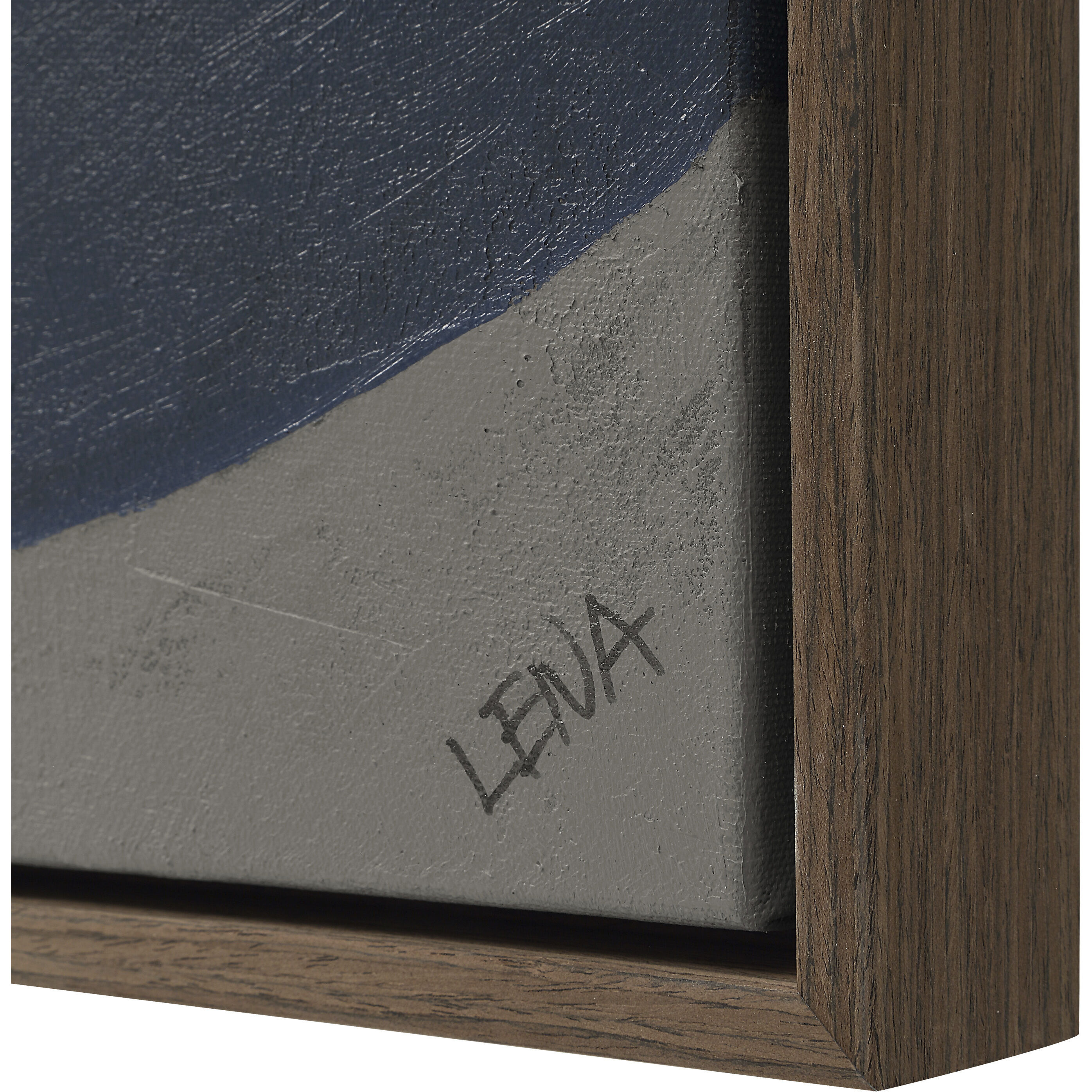 Valerio Multicolor and Black Oak Canvas Art