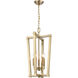 None 5 Light 13 inch Modern Gold Pendant Ceiling Light