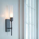 Vela 1 Light 5 inch Sterling ADA Sconce Wall Light in Frosted