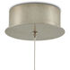 Polpo 1 Light 5.5 inch Silver Pendant Ceiling Light