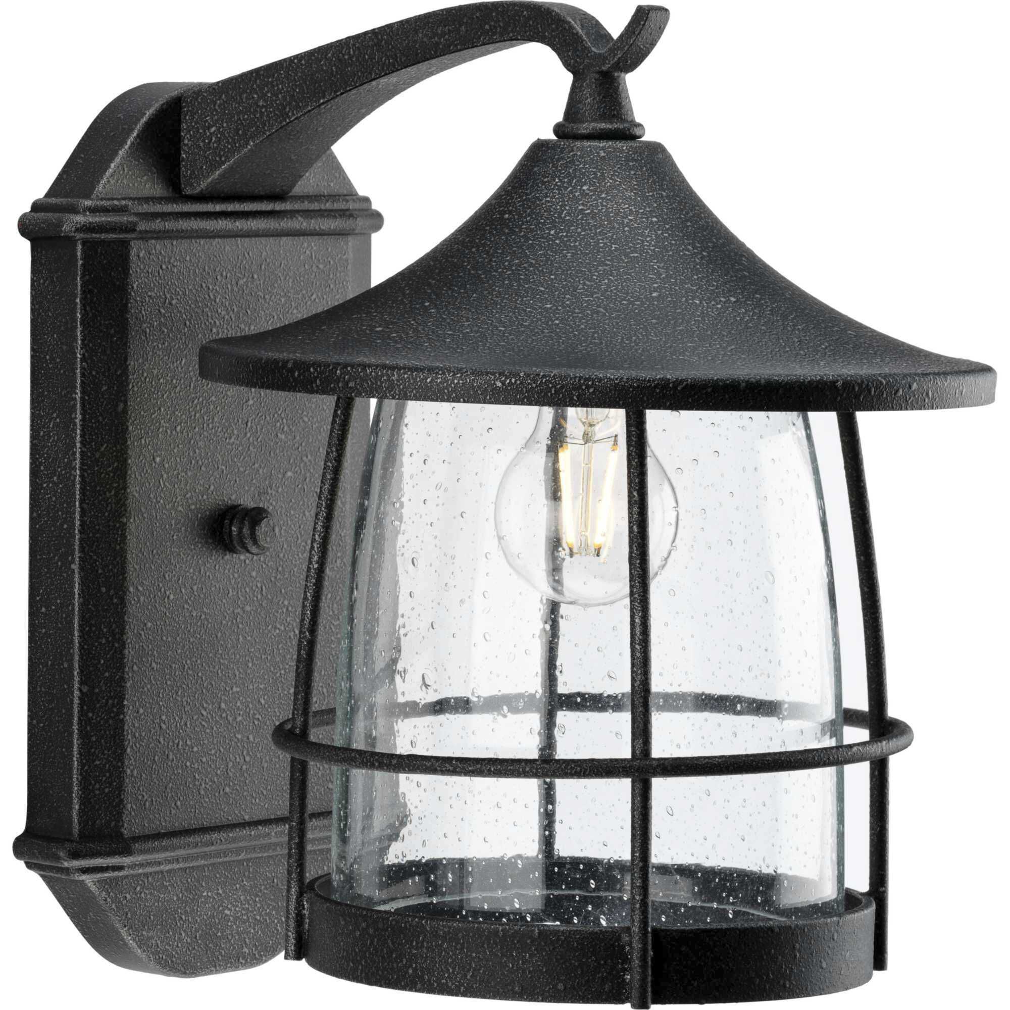 Prairie 1 Light 14 inch Gilded Iron Outdoor Wall Lantern, Large