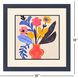 Matisse Bouquet Blue and Yellow and Red and Multi Framed Art, Propac
