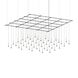 Suspenders LED 97 inch Satin Black Suspension Ceiling Light, Multi-light