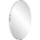 Dante 30 X 30 inch Polished Silver Wall Mirror