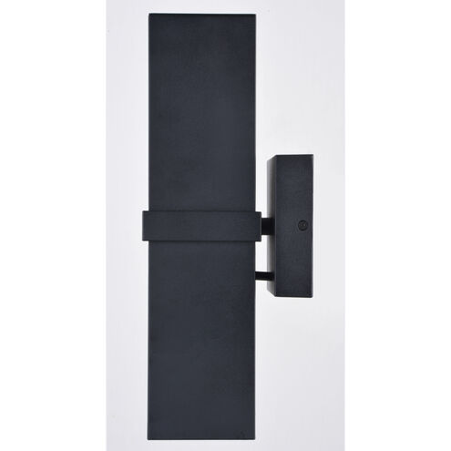 Lavage LED 14 inch Textured Black Outdoor Wall in 2
