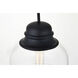 Kenna 1 Light 8 inch Black Pendant Ceiling Light