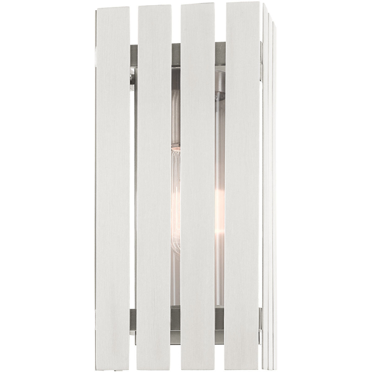 Greenwich 1 Light 13 inch Brushed Nickel Outdoor Wall Lantern