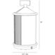 Copeland 19 X 9.5 inch Marine Grade Aged Iron Outdoor Lantern