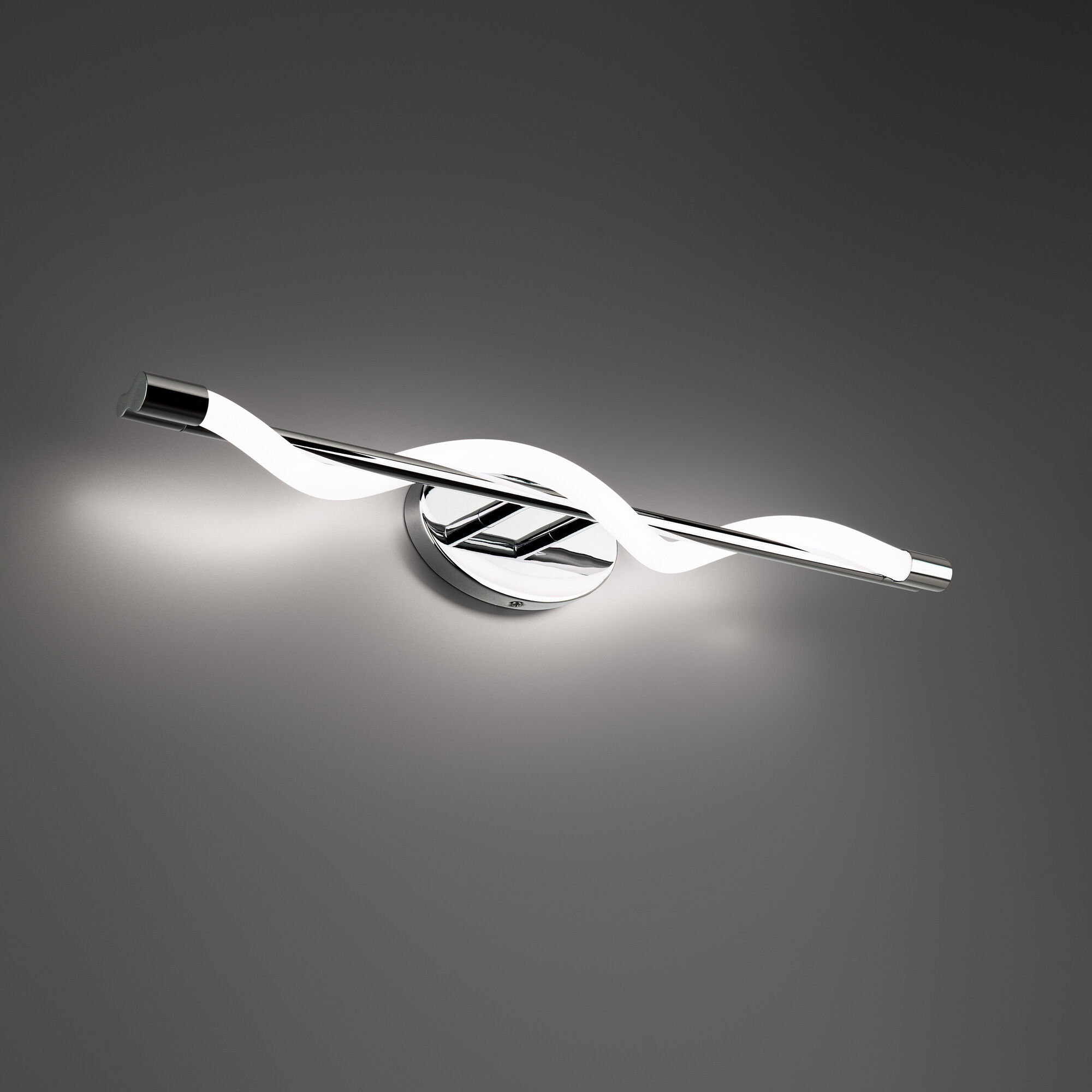 Jasmine LED 27 inch Chrome Bath Vanity & Wall Light, dweLED