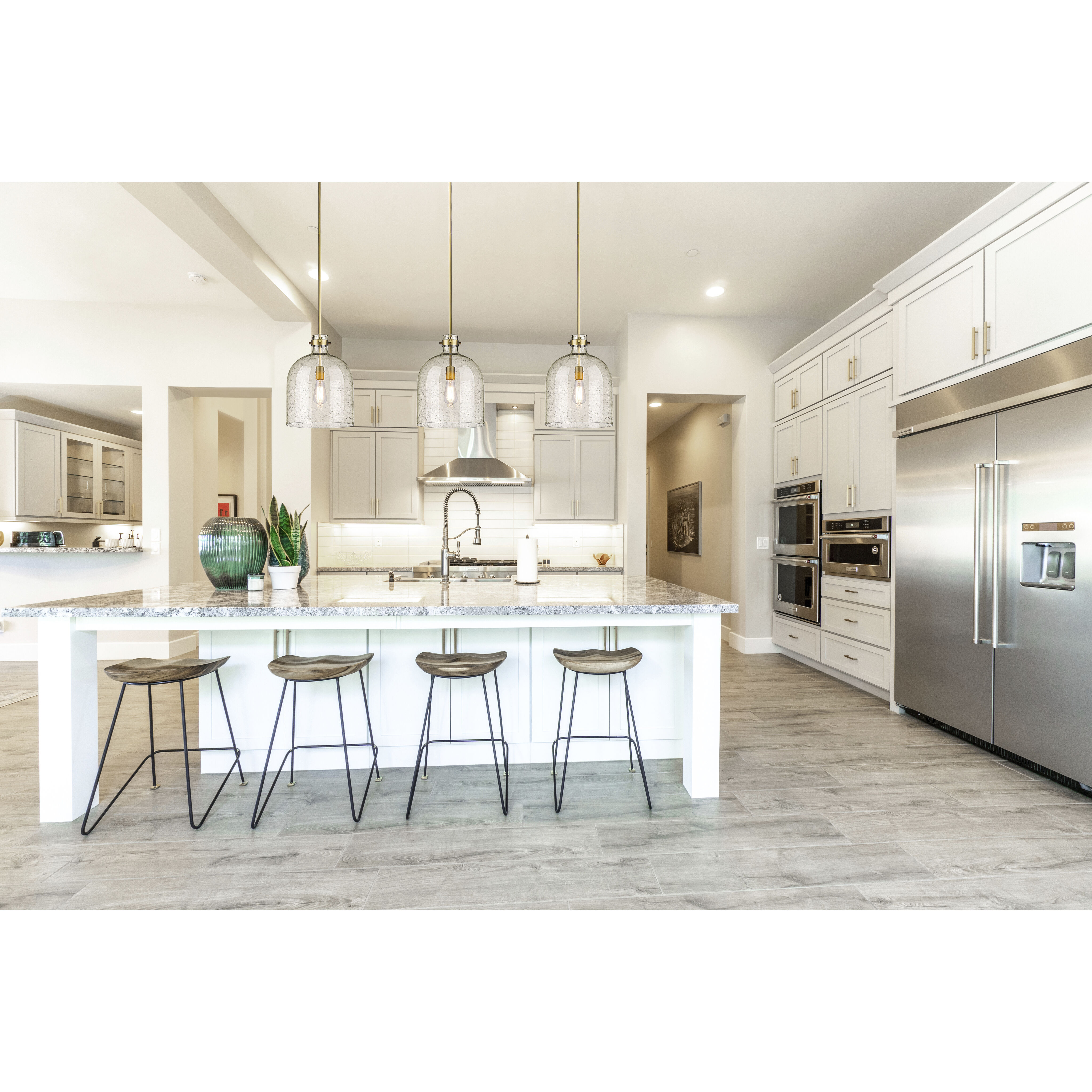 Pearson 1 Light 12 inch Rubbed Brass Pendant Ceiling Light