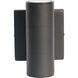 Brentwood LED 7 inch Black Outdoor Wall Sconce, Small
