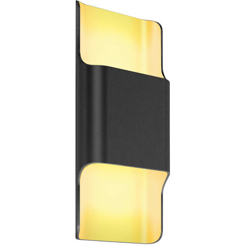Edinburgh LED 2.6 inch Black ADA Sconce Wall Light, Open Linear