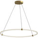 Bruni Pendant Ceiling Light in Brushed Gold