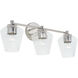 Beau 3 Light 24.00 inch Bathroom Vanity Light