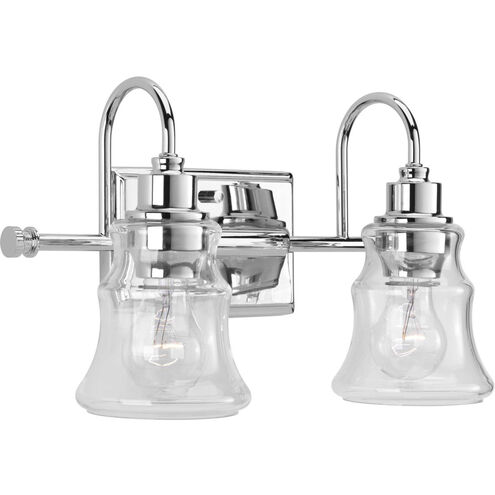 Litchfield 2 Light 15 inch Polished Chrome Bath Vanity Wall Light