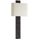 Anne-Marie Barton Fumar Tail Sconce Wall Light in Ridged Carbon