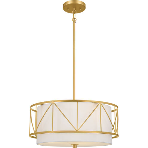 Birkleigh 3 Light 18 inch Classic Gold Flush Mount Ceiling Light