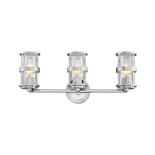 Noah 3 Light 23 inch Chrome Vanity Light Wall Light