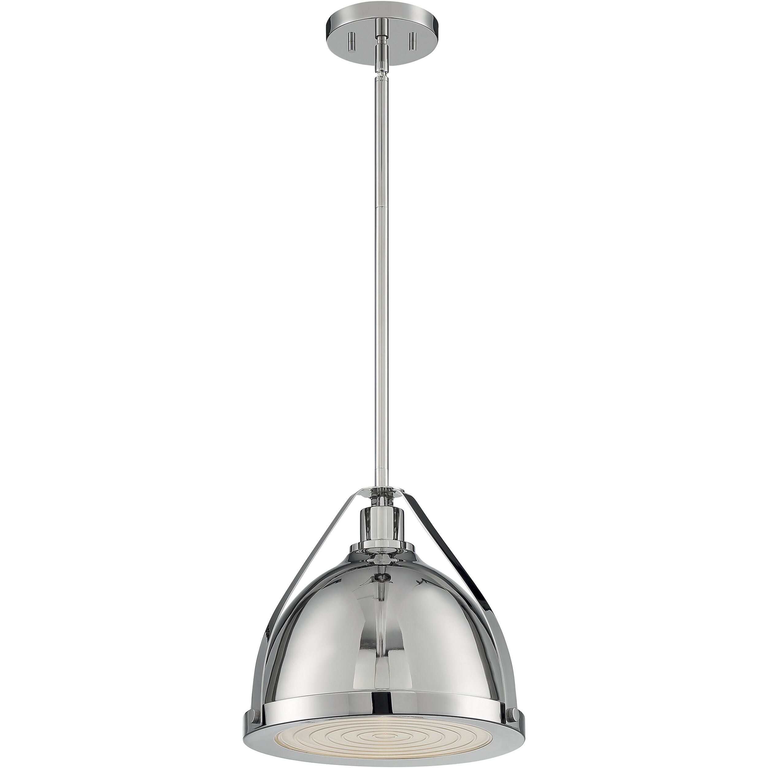 Barbett 1 Light 12.63 inch Polished Nickel Pendant Ceiling Light