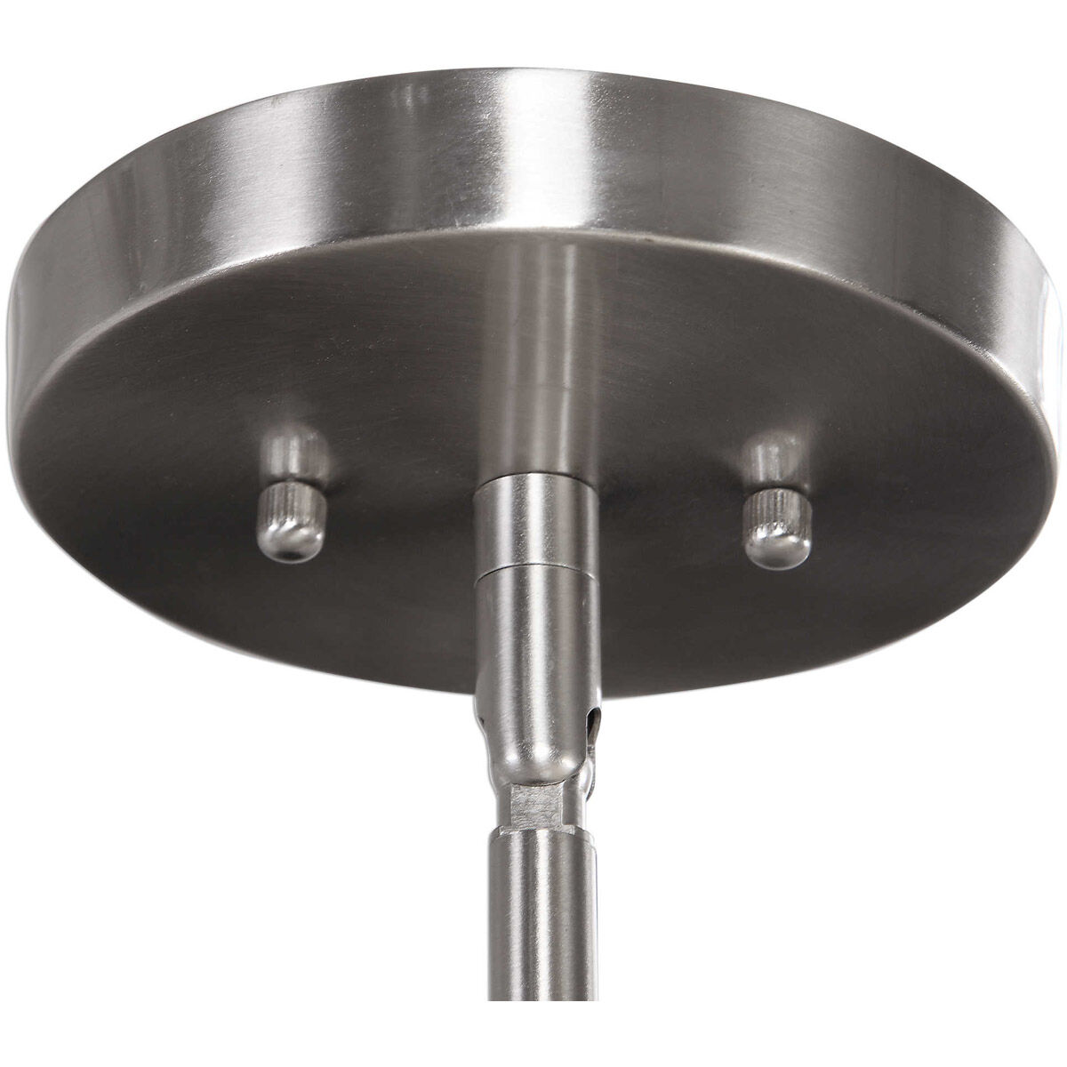 Elroy 1 Light 21 inch Brushed Nickel and Chestnut Pendant Ceiling Light