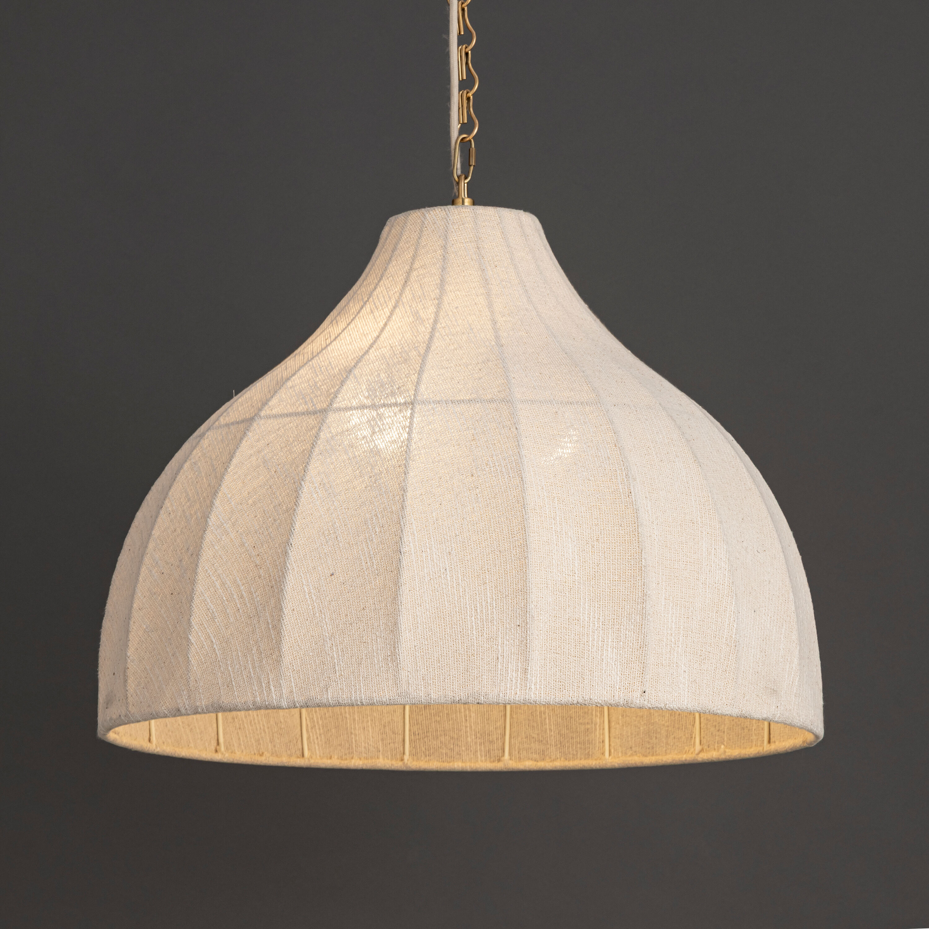 Hearthveil 1 Light 24.25 inch Natural Aged Brass Single Pendant Ceiling Light