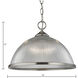 Liberty Park 1 Light 15 inch Brushed Nickel Pendant Ceiling Light
