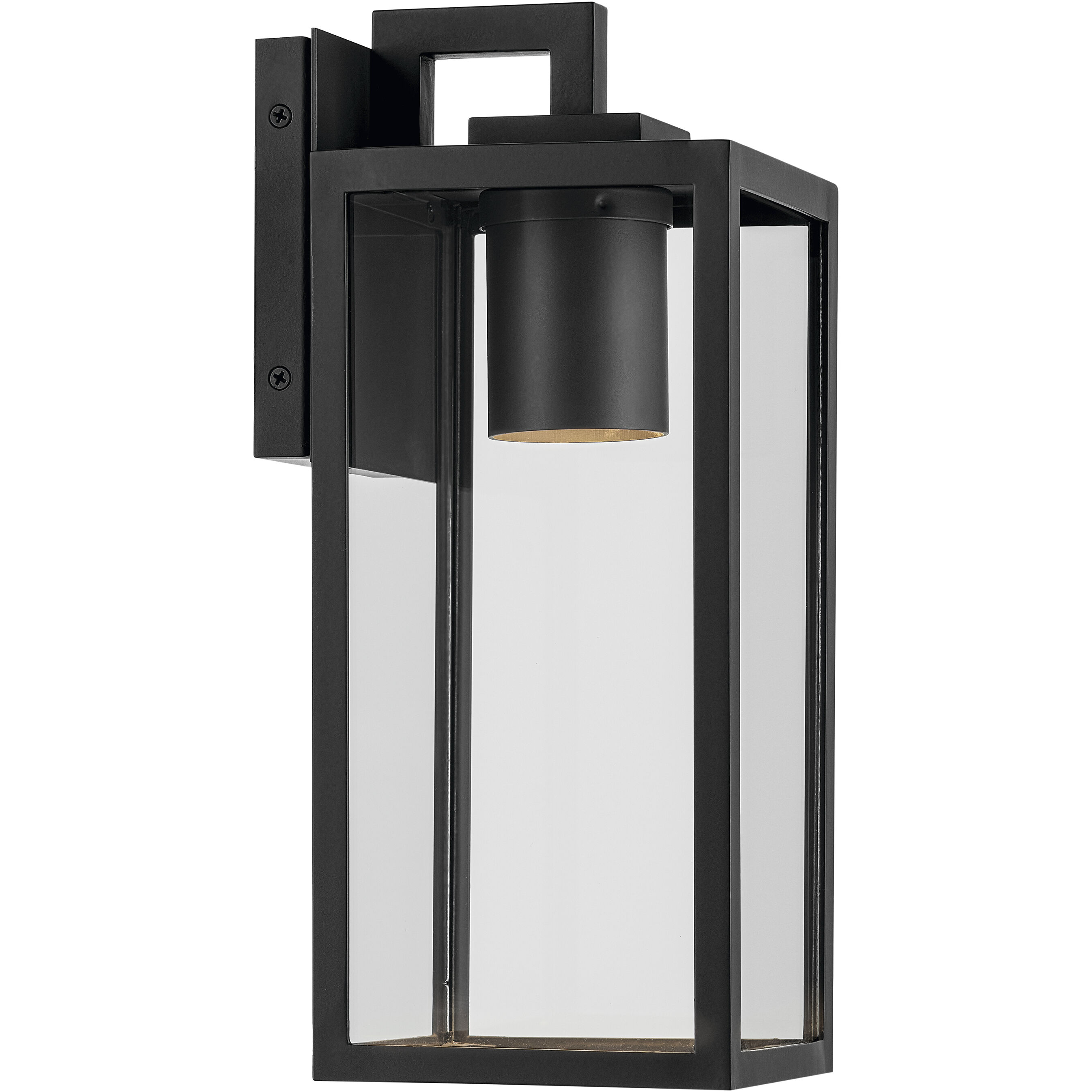 Branner 1 Light 14 inch Textured Black Outdoor Wall Light