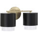 Weller 2 Light 15.00 inch Bathroom Vanity Light