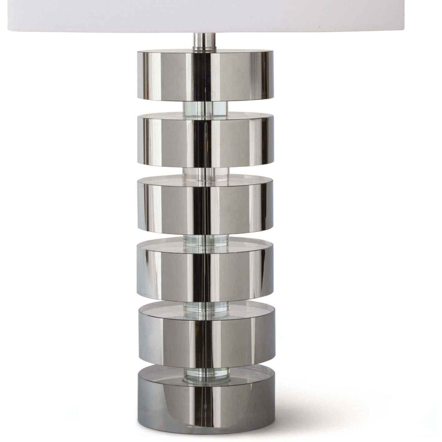 Devon 28.5 inch 100.00 watt Polished Nickel Table Lamp Portable Light